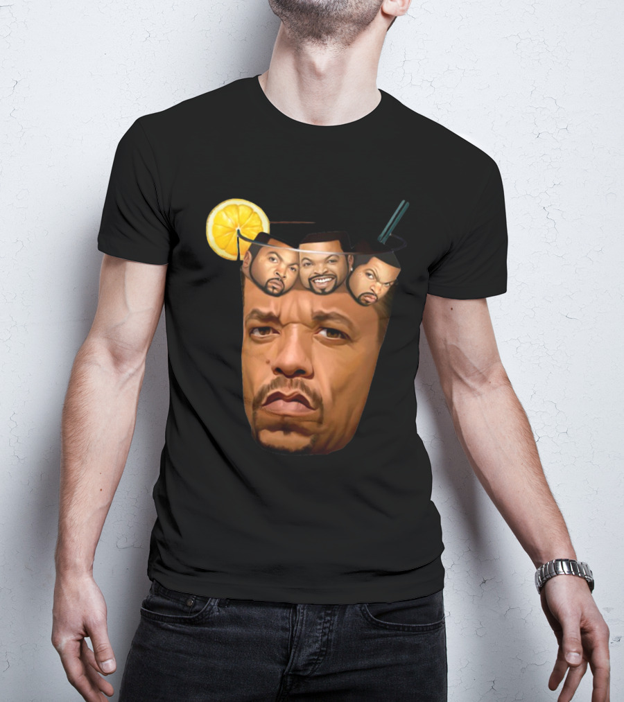 Teefury Got Ice Cube Ice-T Lemon Drink T-Shirt