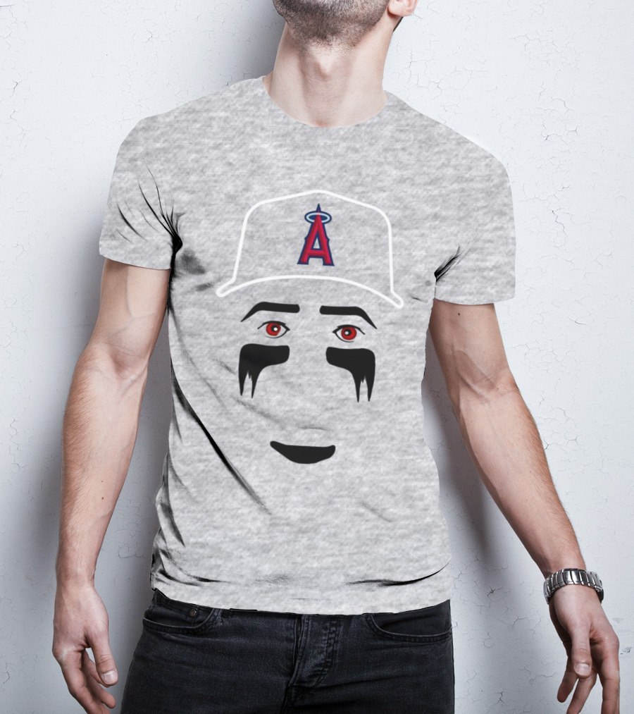 Rookie Maggie Neto Angels Creepy Red Eyes Dark Background Cap T-Shirt