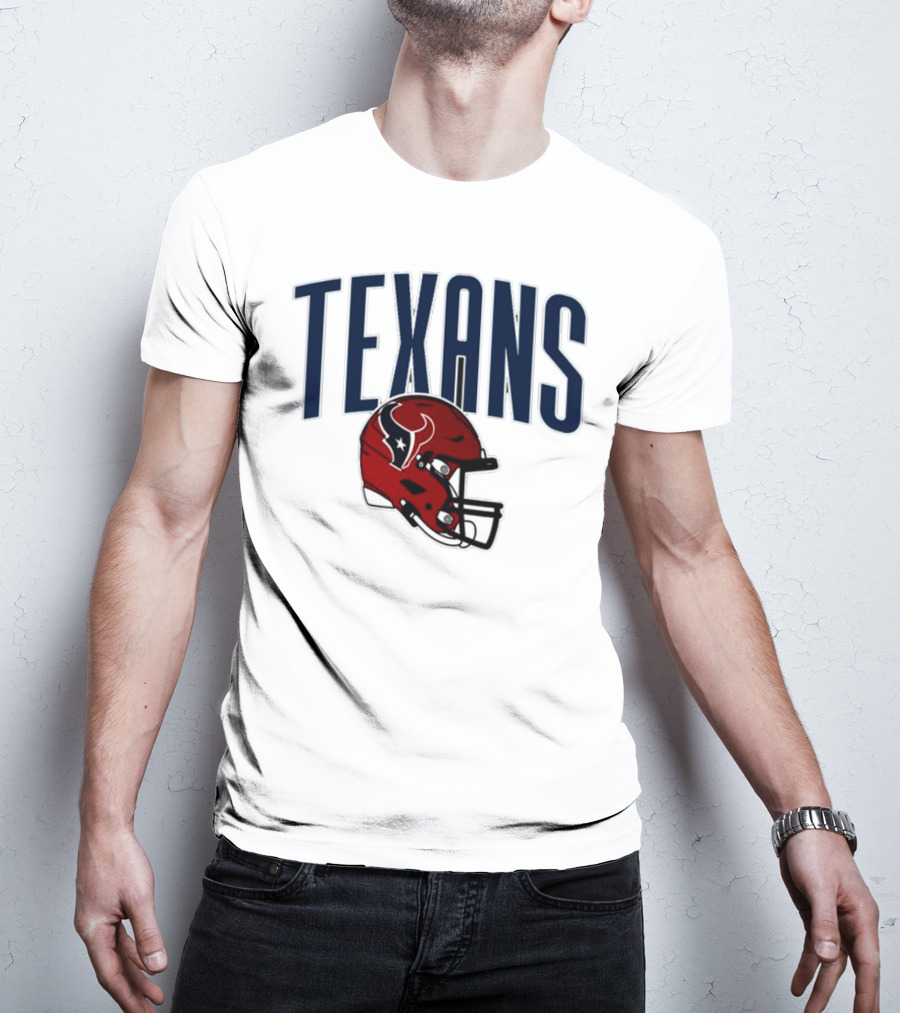 Texans Football Helmet T-Shirt