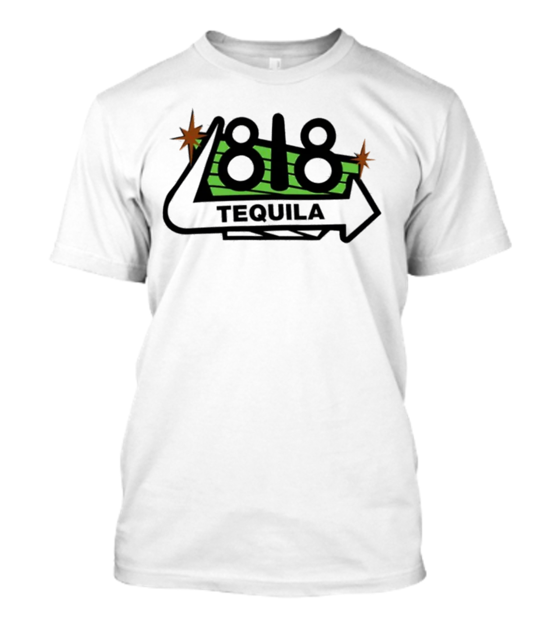 818 Tequila Logo With Stars And Arrow T-Shirt
