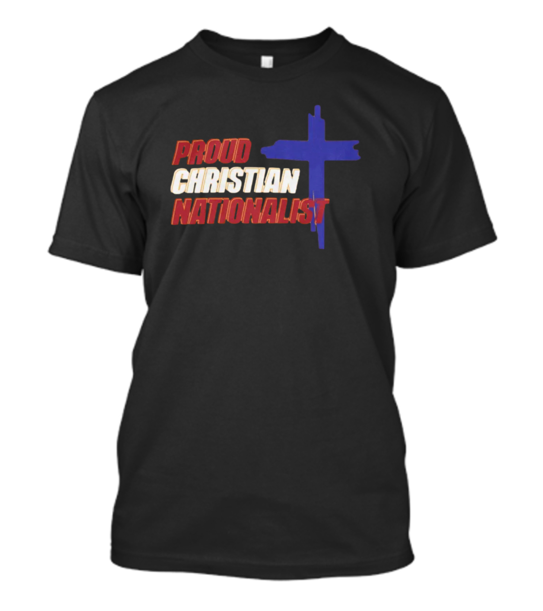 Proud Christian Nationalist Cross T-Shirt