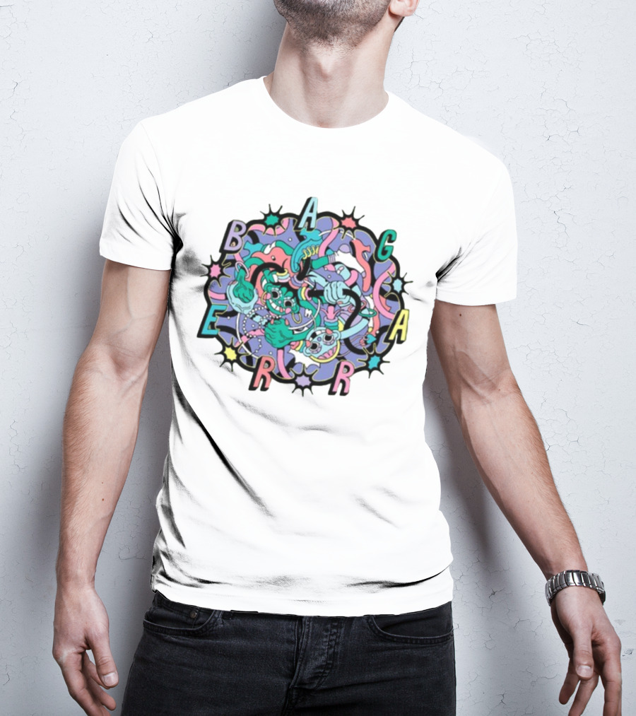 Gonia Bagarre Psychedelic Vibrant Creature T-Shirt