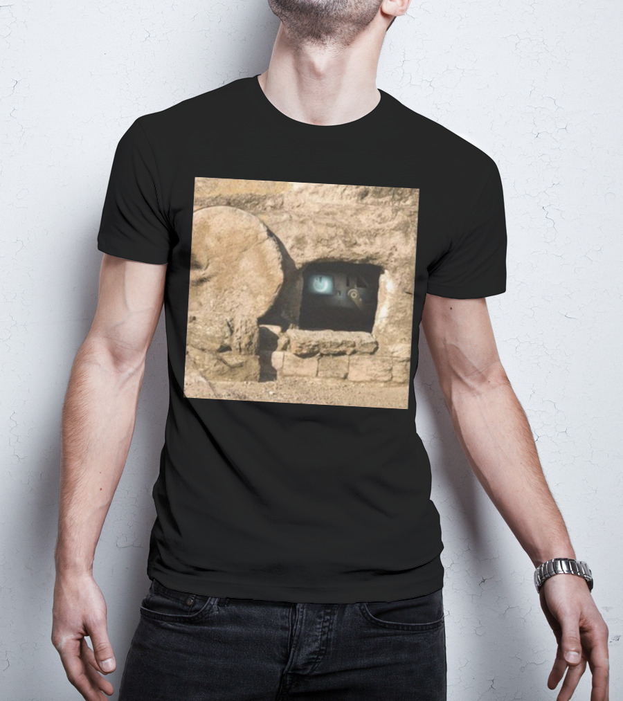 Reboot Van Cave With Stone Doorway And Tech Screen T-Shirt