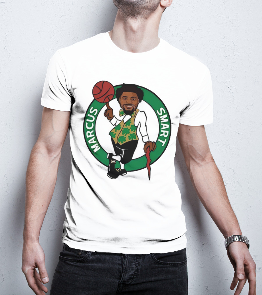Marcus Smart Celtics Basketball Character T-Shirt