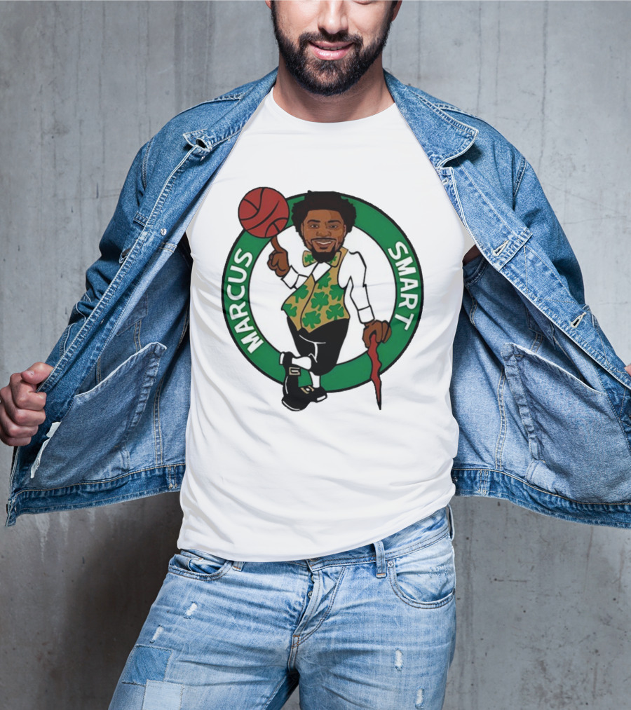 Marcus Smart Celtics Basketball Character T-Shirt