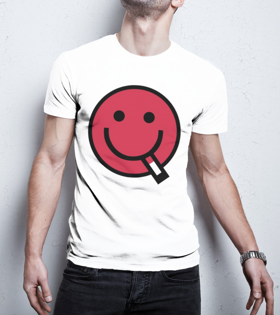 Shopsludgelife Cyggy Smiley Face Tongue T-Shirt