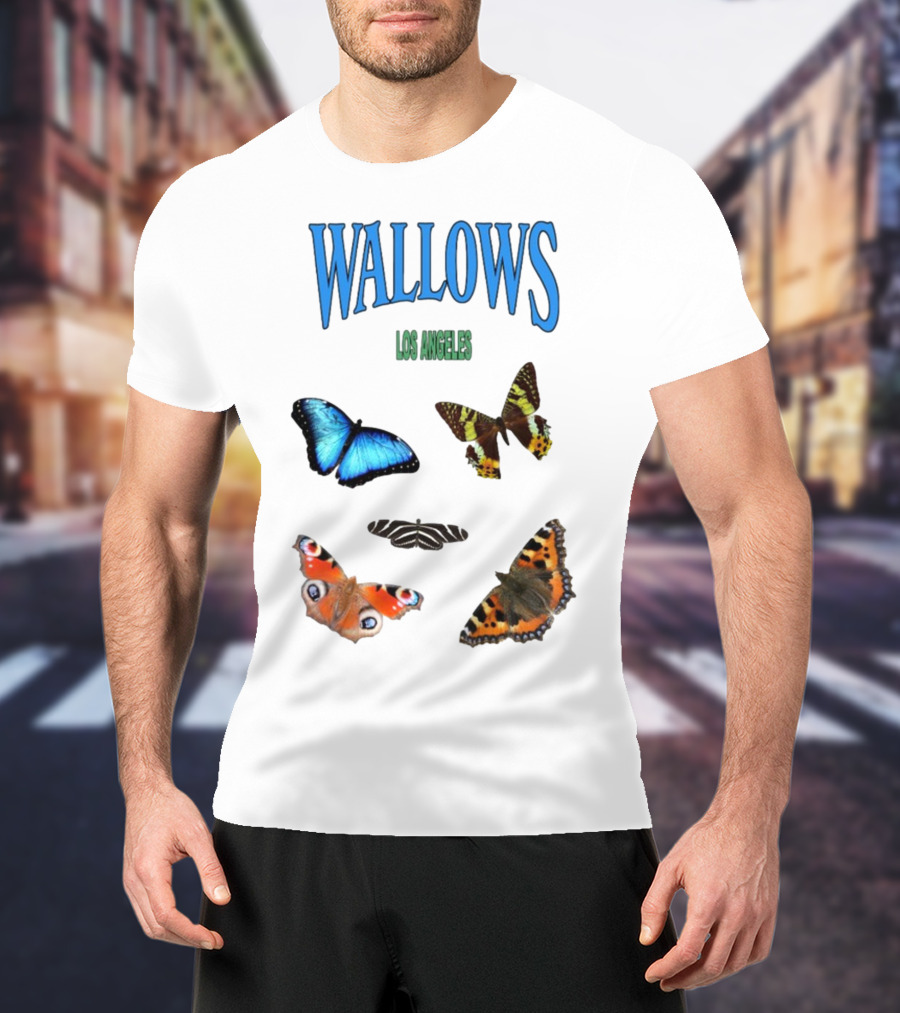 Wallows Los Angeles Butterflies T-Shirt