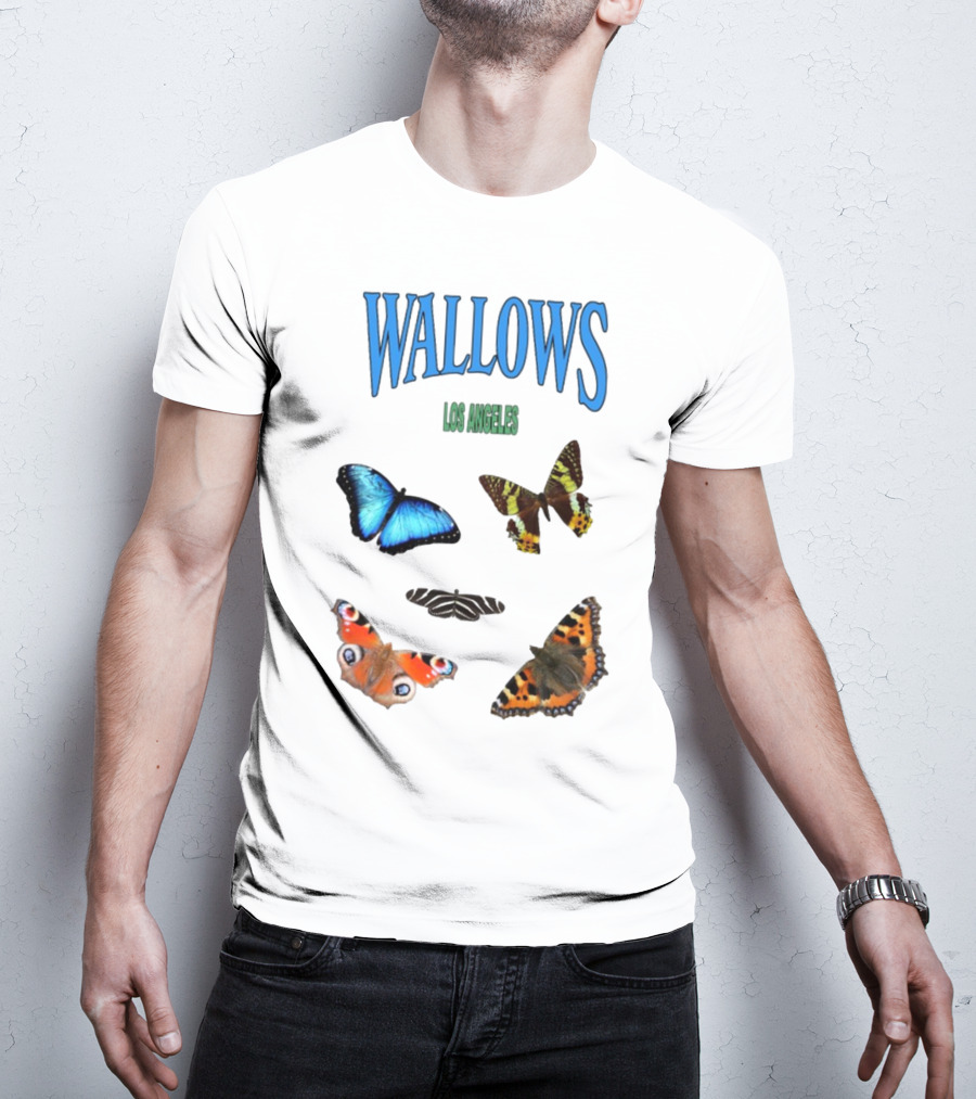 Wallows Los Angeles Butterflies T-Shirt