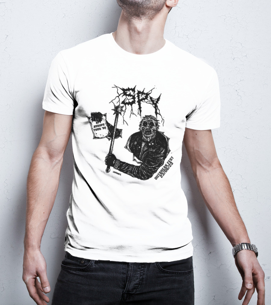 Spy Worldwide Outbreak Fest 23-06/25 Metal Zombie T-Shirt