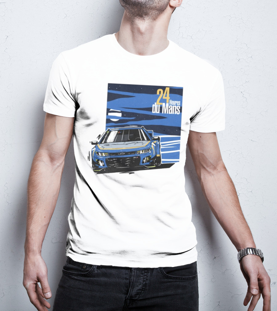 24 Heures Du Mans Racing Car Scene Cam De Bastiani T-Shirt