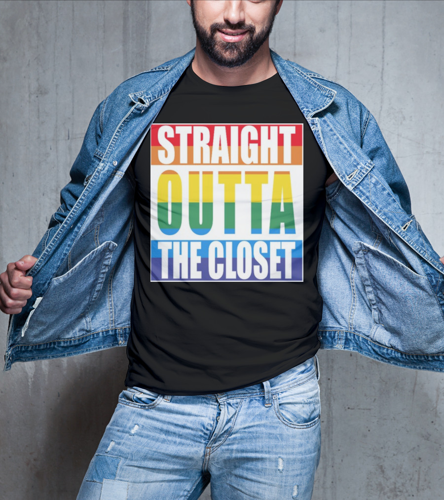 Noah Schnapp Straight Outta The Closet Rainbow T-Shirt