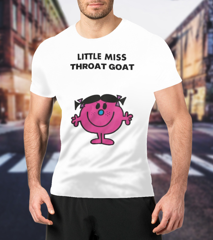 Little Miss Throat Goat Mr. Men T-Shirt