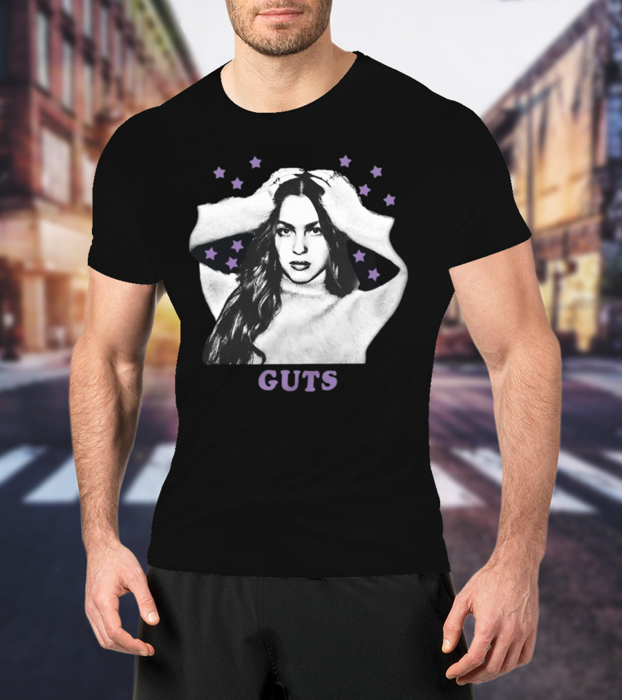 Guts Olivia Rodrigo New Stars T-Shirt