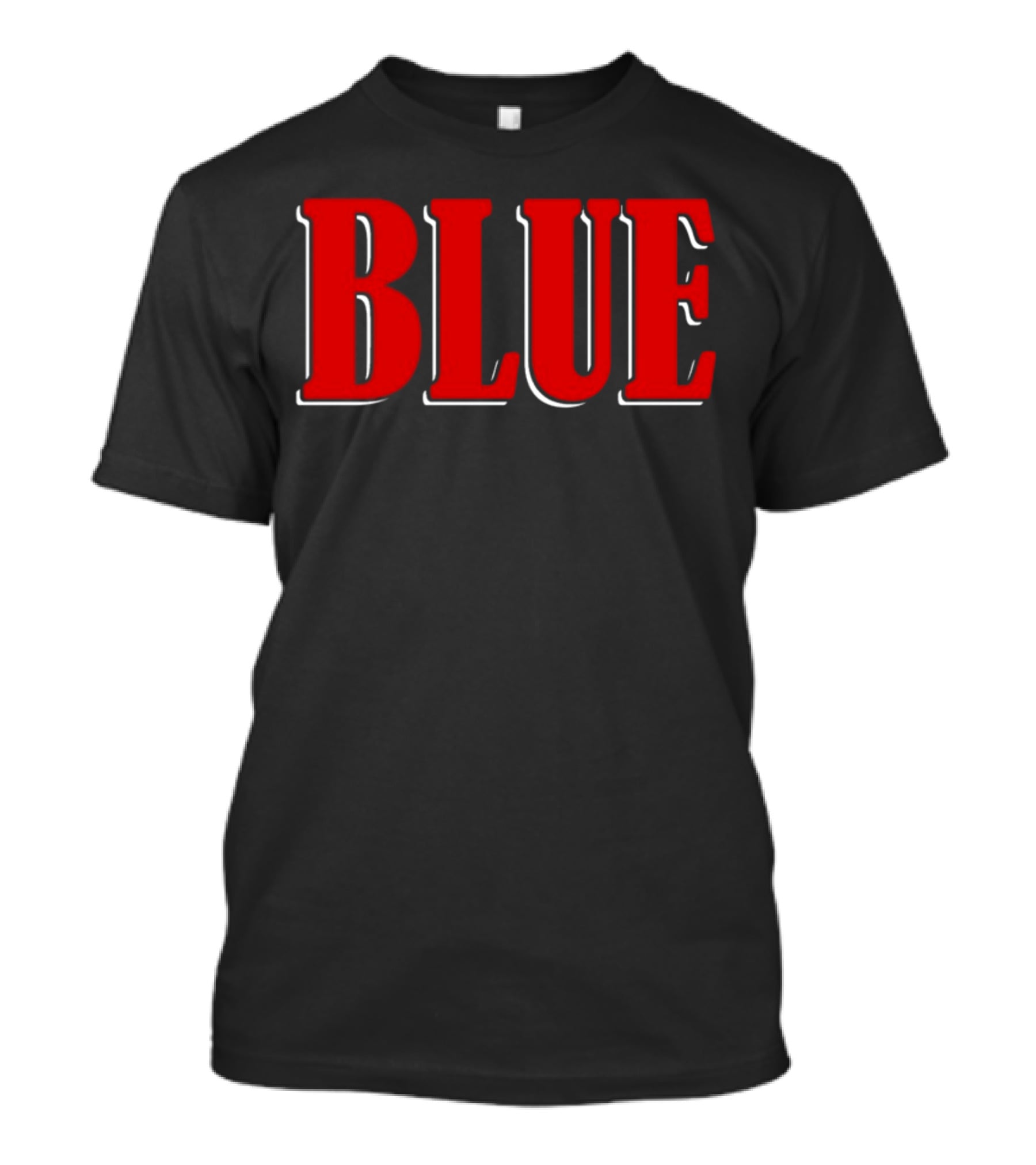 G Perico Blue Red Block Text T-Shirt
