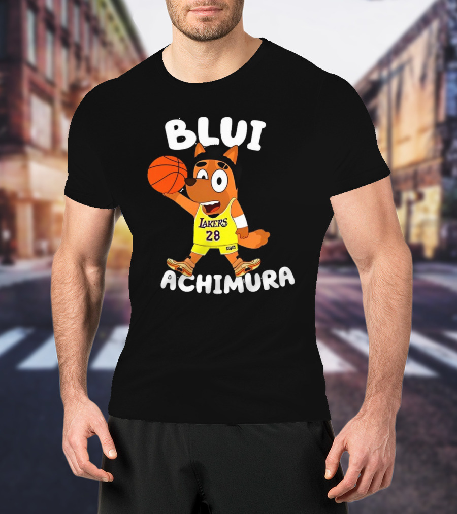 Blui Hachimura Lakers 28 Basketball Player Fox T-Shirt