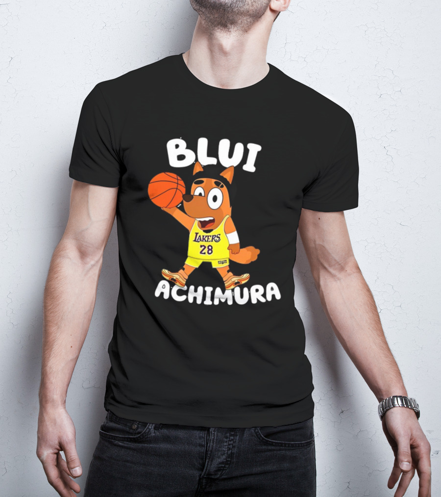Blui Hachimura Lakers 28 Basketball Player Fox T-Shirt