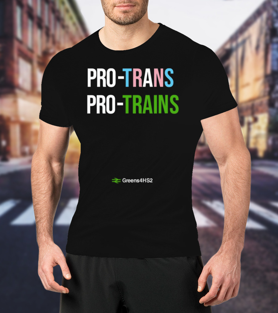 Gareth Dennis Pro Trans Pro Trains Greens4HS2 T-Shirt