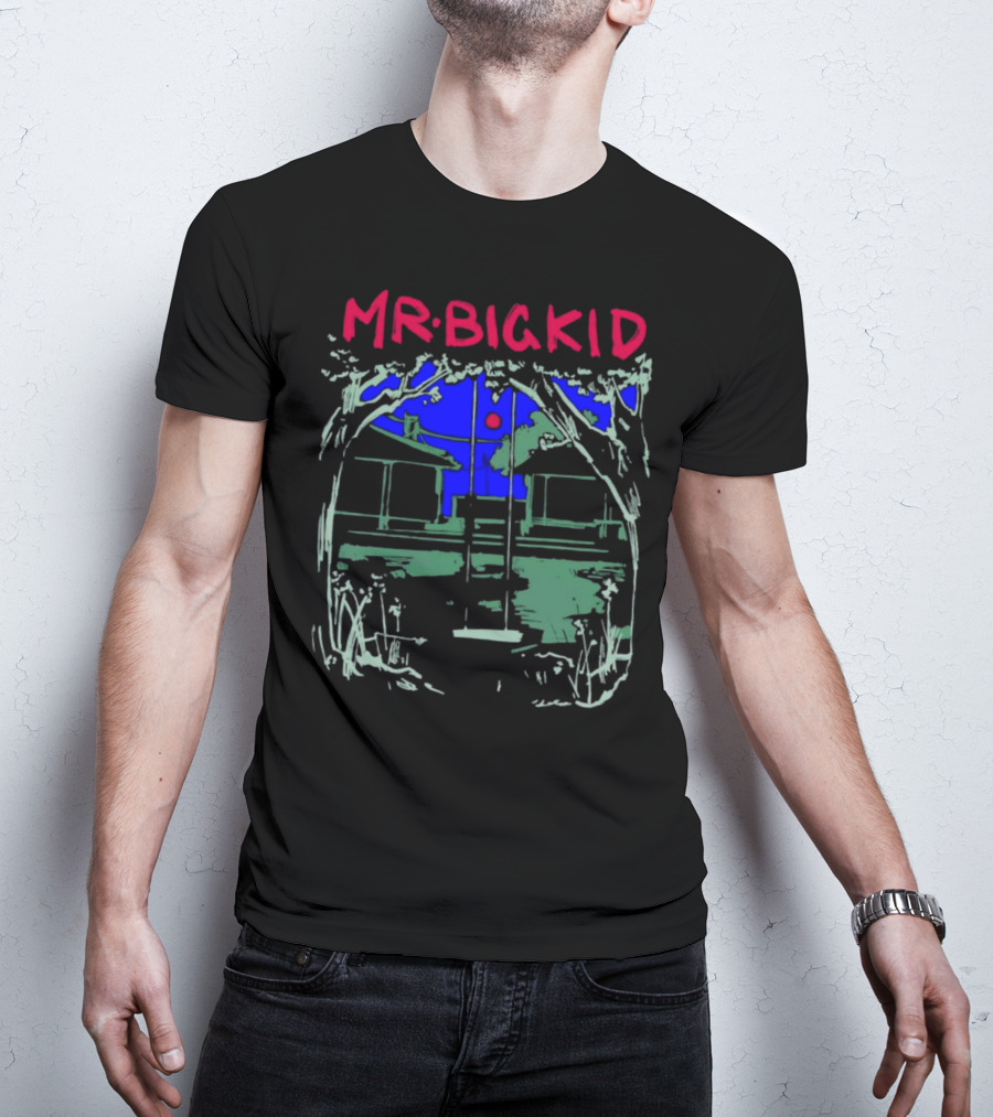MR BIG KID Swing Under Tree House Night Scene T-Shirt
