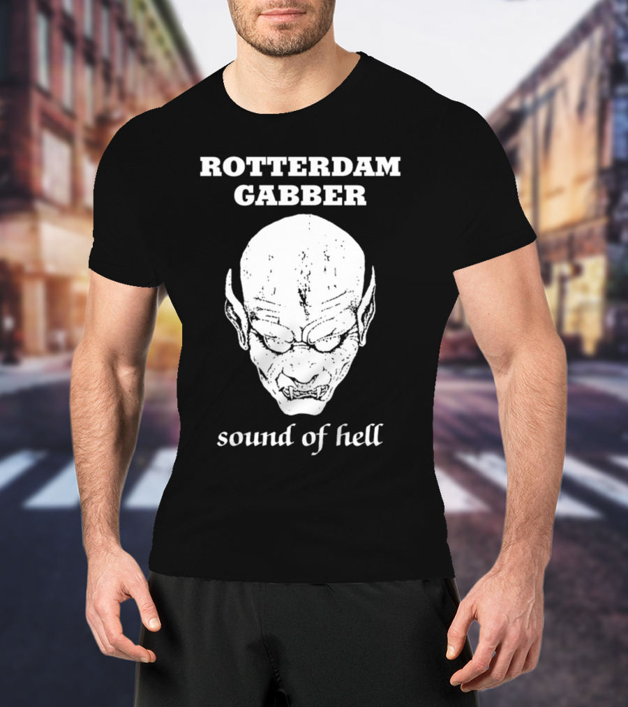 ROTTERDAM GABBER SOUND OF HELL Demon Head T-Shirt