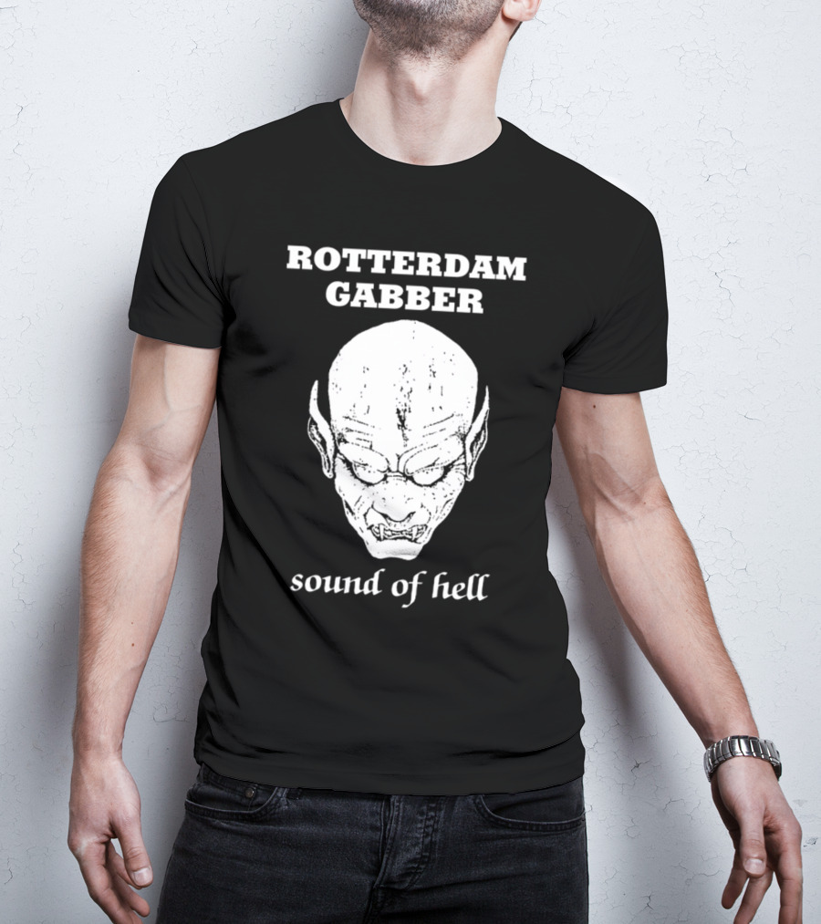 ROTTERDAM GABBER SOUND OF HELL Demon Head T-Shirt