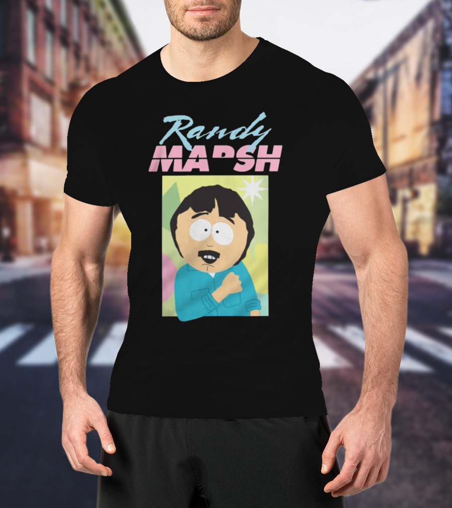 Randy Marsh Retro Pastel Cartoon Character T-Shirt