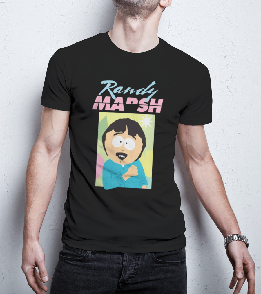Randy Marsh Retro Pastel Cartoon Character T-Shirt
