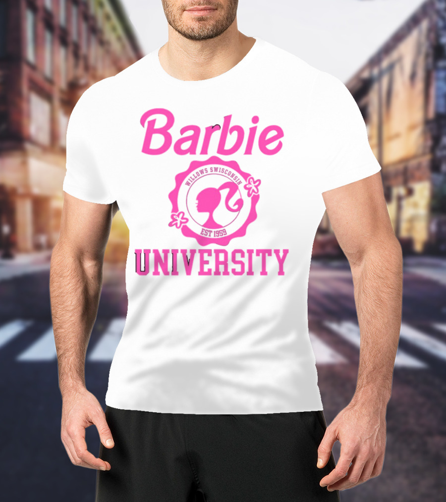 Barbie University Willows Wisconsin Est 1959 T-Shirt