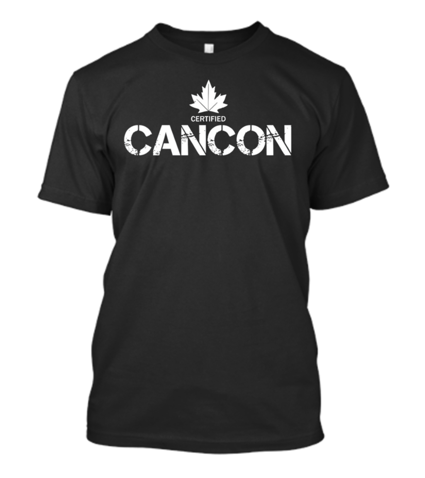 Peace Love Certified CANCON Canada Maple Leaf T-Shirt