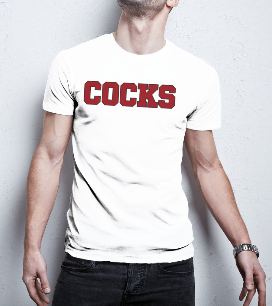 Yungblud Cocks Shirt Text Bold Red Lettering T-Shirt
