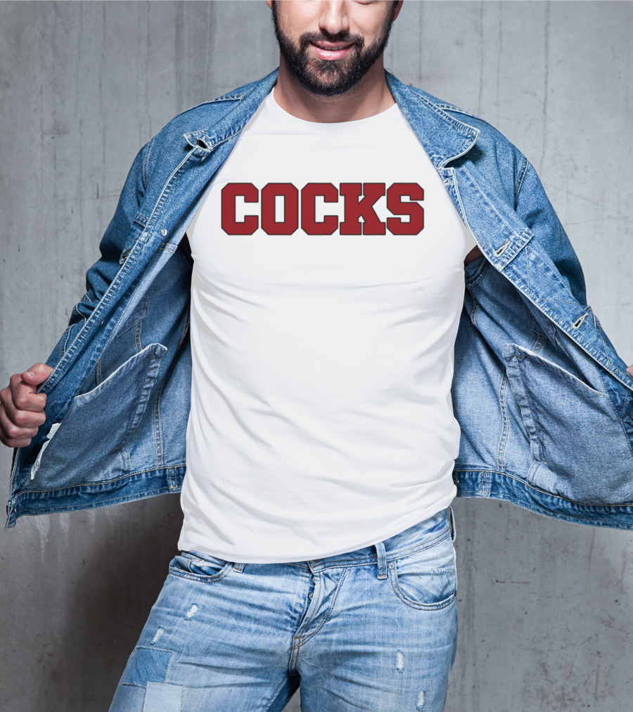 Yungblud Cocks Shirt Text Bold Red Lettering T-Shirt