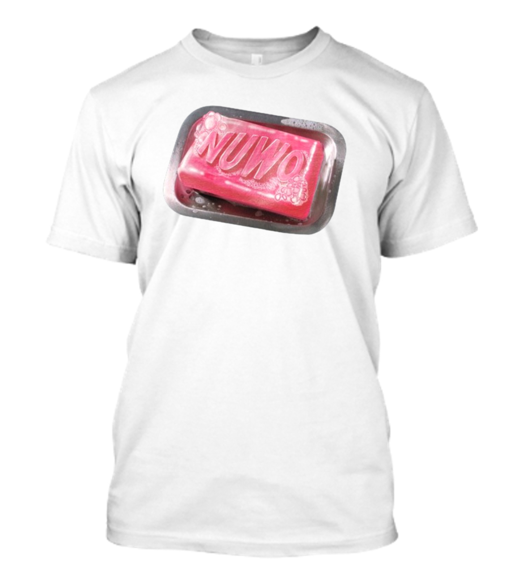 NUWO Pink Bar Soap In Soap Dish T-Shirt