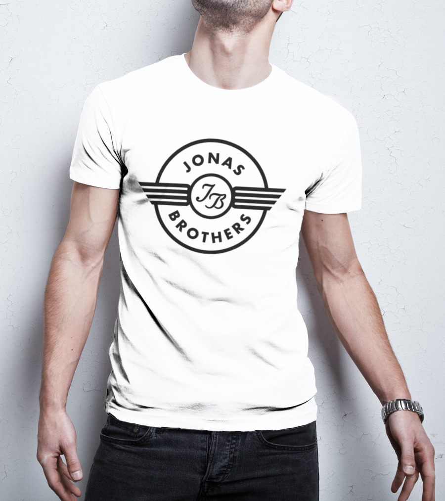Jonas Brothers JB Wings Flight Logo Emblem T-Shirt
