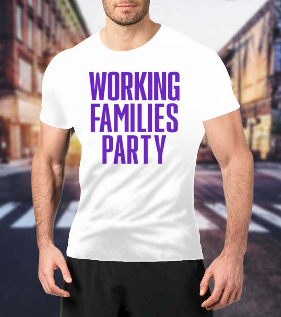 Working Families Party Bold Purple T-Shirt