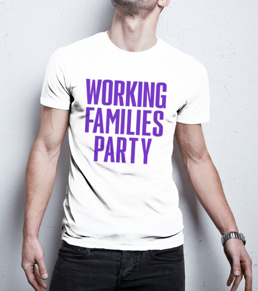 Working Families Party Bold Purple T-Shirt