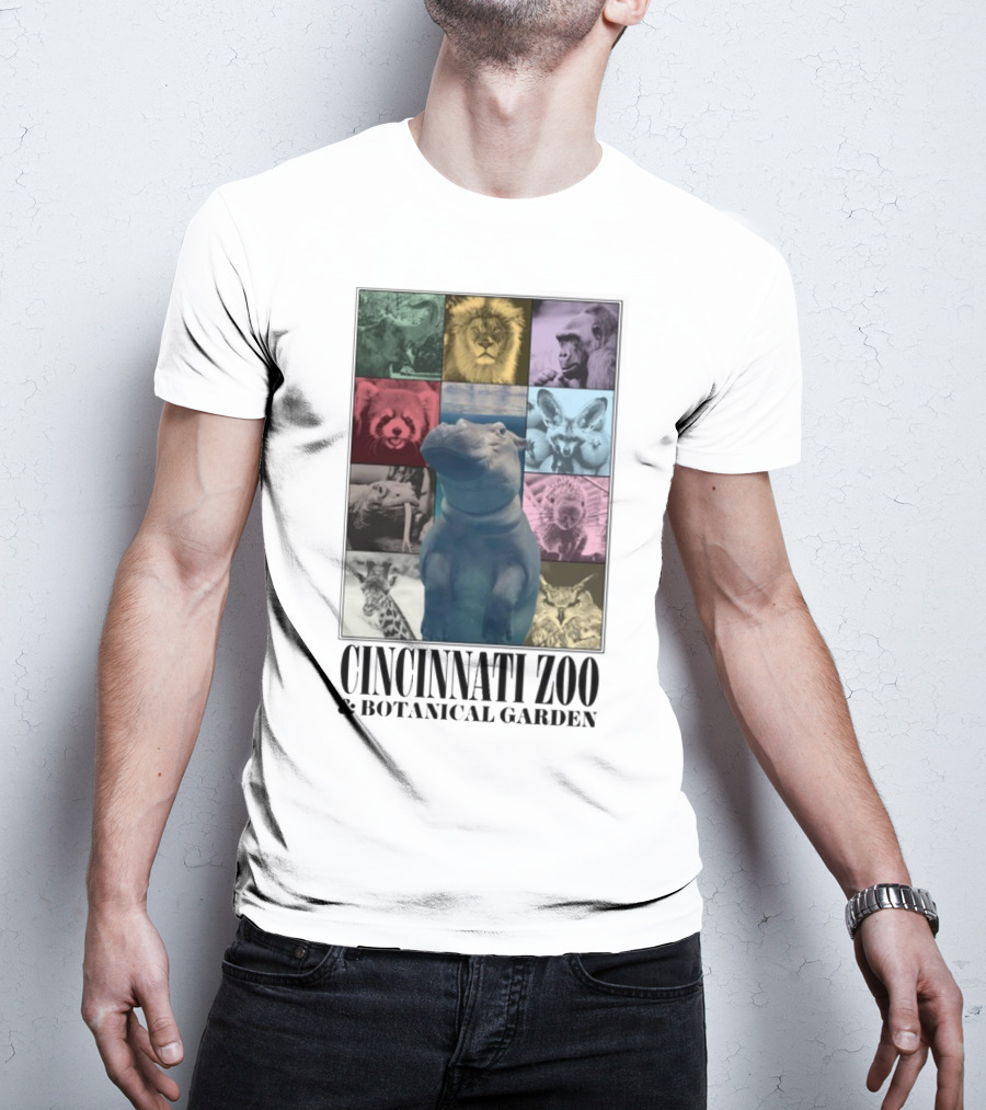 Cincinnati Zoo And Botanical Garden Animal Collage Cnz Eras T-Shirt