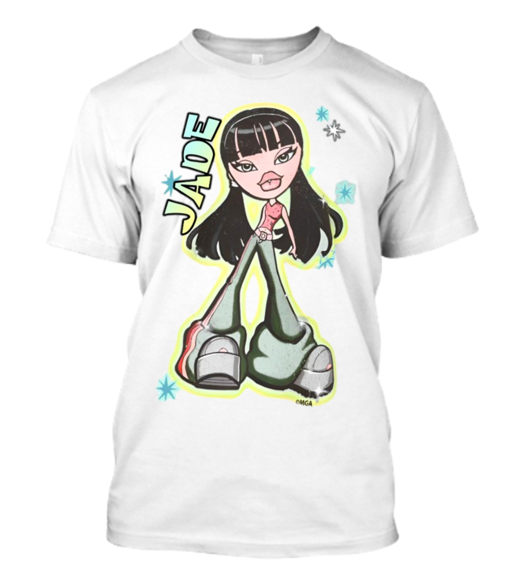 Elly De La Cruz In Bratz Jade Cartoon T-Shirt