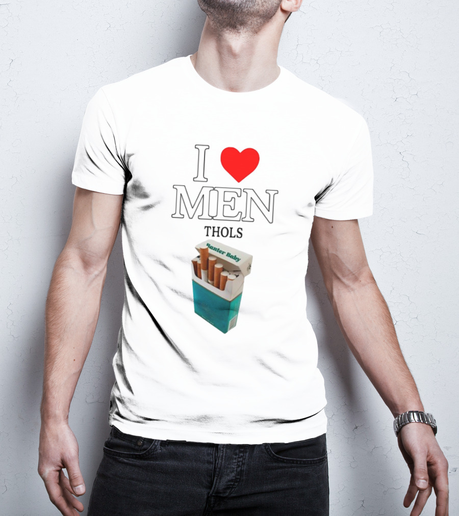 I Heart Men Thols Banter Baby Cigarette Pack T-Shirt
