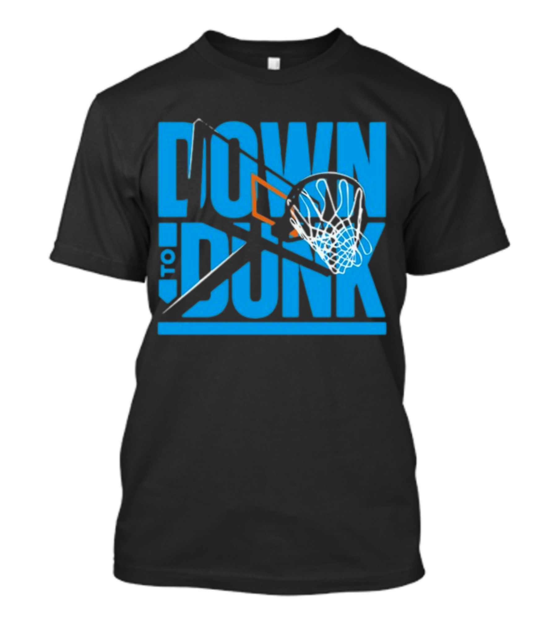 Dave Abbott Down To Dunk Basketball Hoop T-Shirt