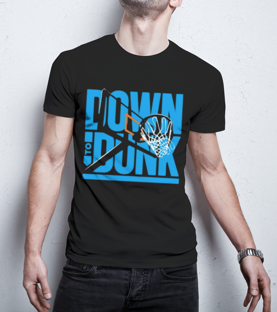 Dave Abbott Down To Dunk Basketball Hoop T-Shirt