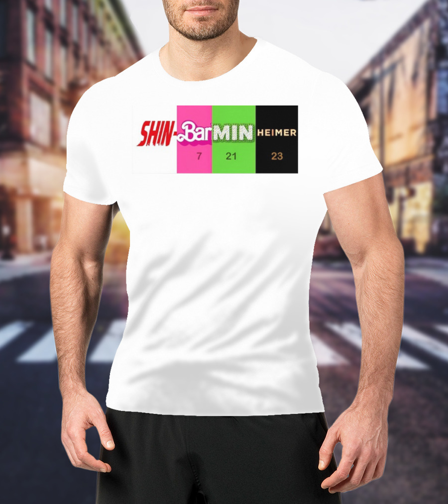 SHIN BARBIE MINIONS OPPENHEIMER 7 21 23 T-Shirt