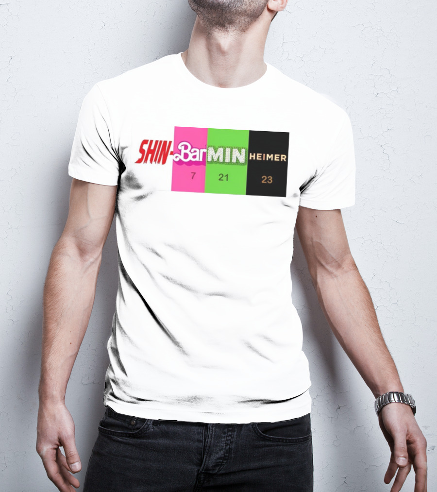 SHIN BARBIE MINIONS OPPENHEIMER 7 21 23 T-Shirt