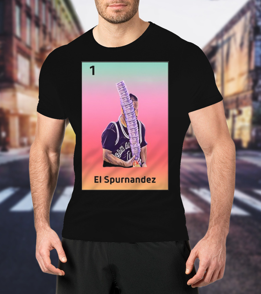 1 San Antonio El Spurnandez Bexar County Social Niosa T-Shirt