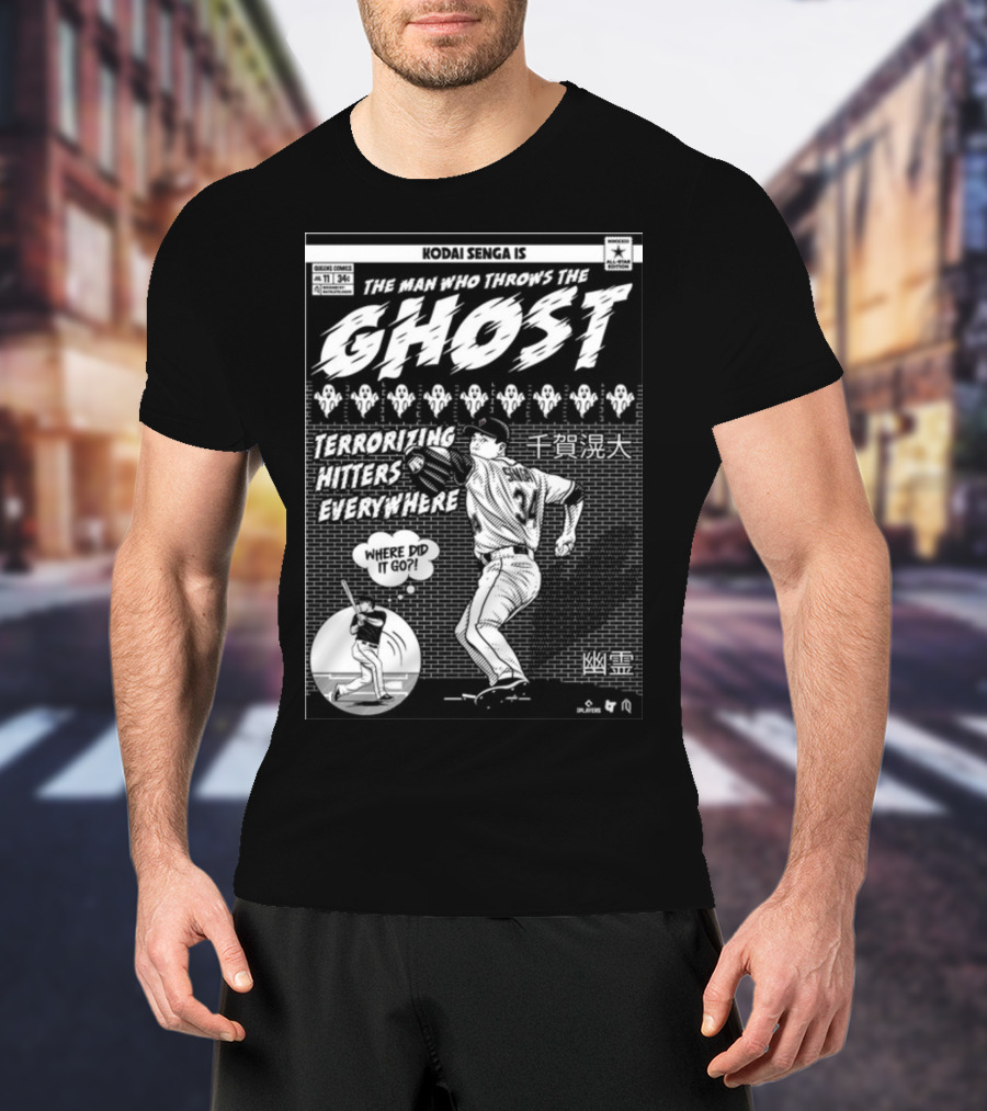 Kodai Senga Is The Man Who Throws The Ghost Terrorizing Hitters Everywhere Where Did It Go T-Shirt