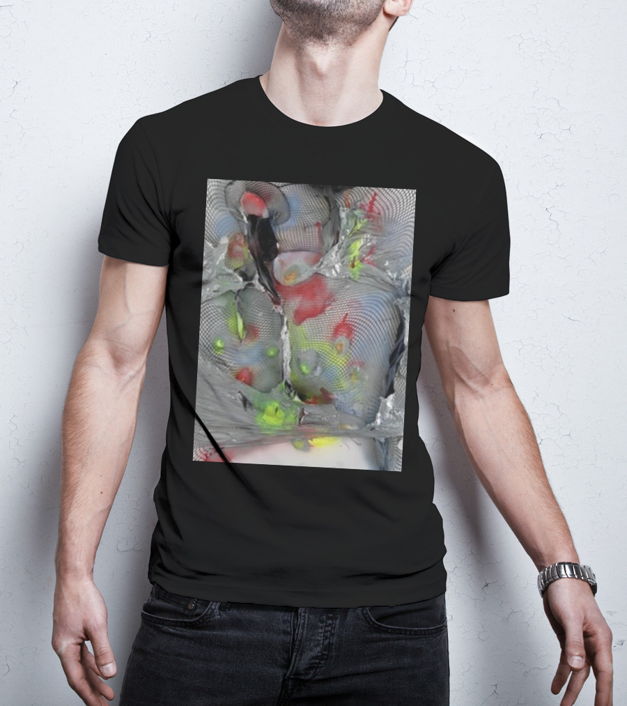 Arca1000000 ^16 Ss Abstract Mesh And Color T-Shirt