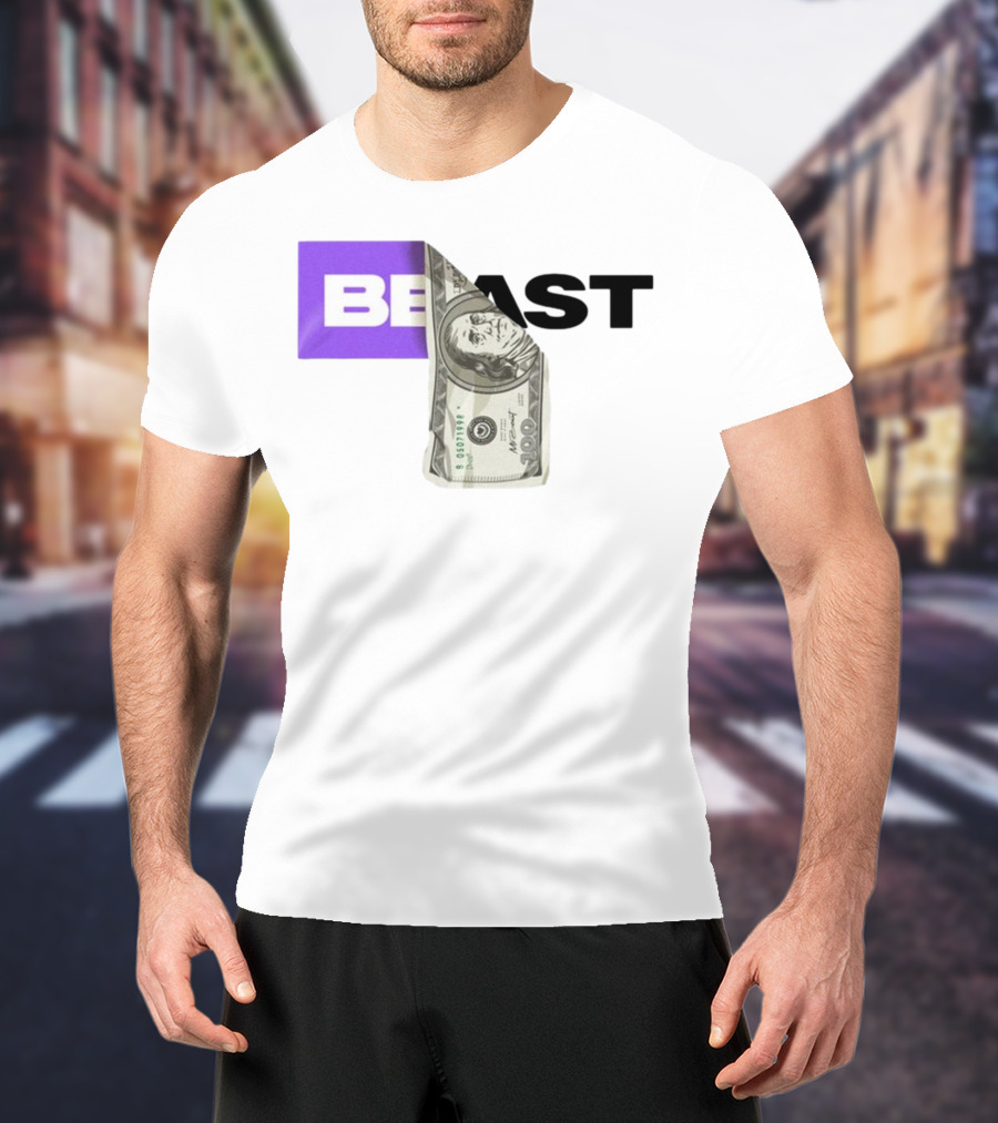 BEAST Purple Bill Dollar T-Shirt