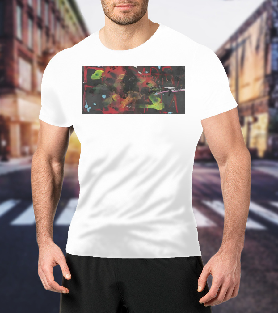 Arca1000000 7Ss Abstract Vibrant Color Display T-Shirt