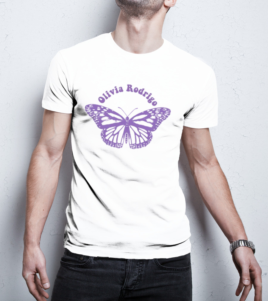 Olivia Rodrigo Guts Purple Butterfly T-Shirt