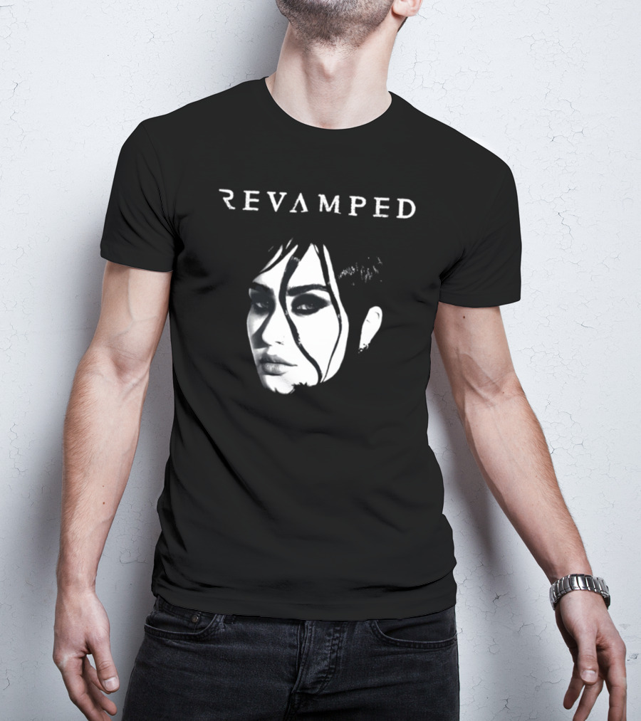 Demi Lovato Revamped Black And White Portrait T-Shirt