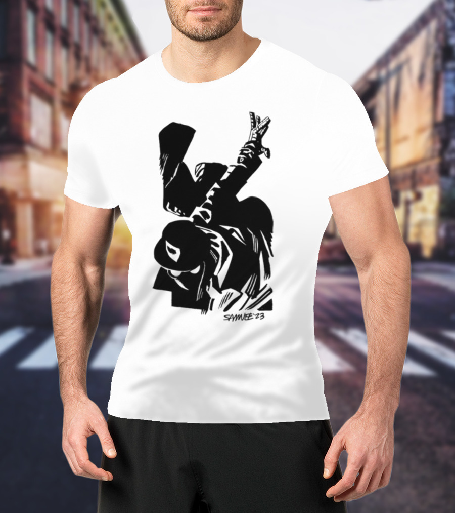 Chris Samnee '03 Spider-Man Noir Silhouette Dark T-Shirt