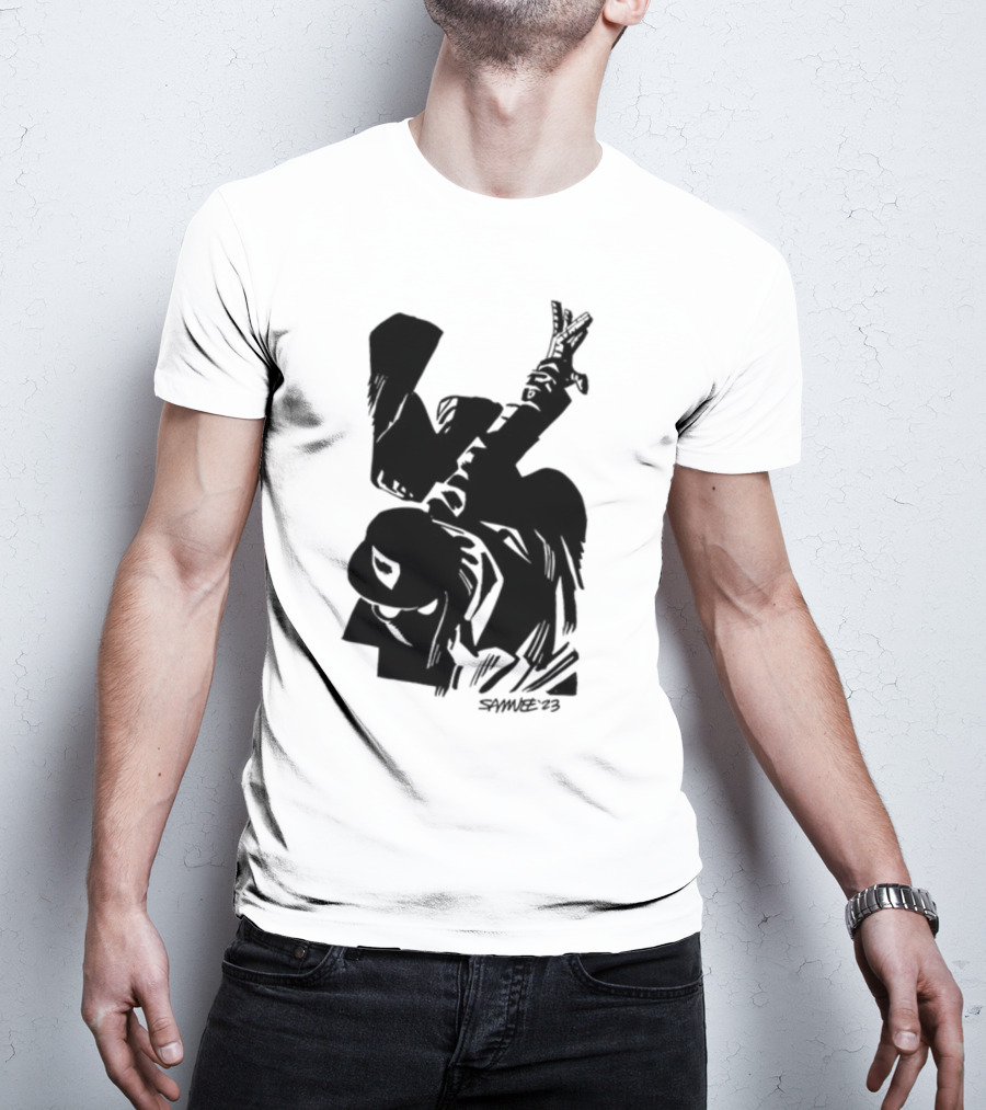 Chris Samnee '03 Spider-Man Noir Silhouette Dark T-Shirt